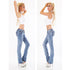 Light Blue Tapered Slim Jeans